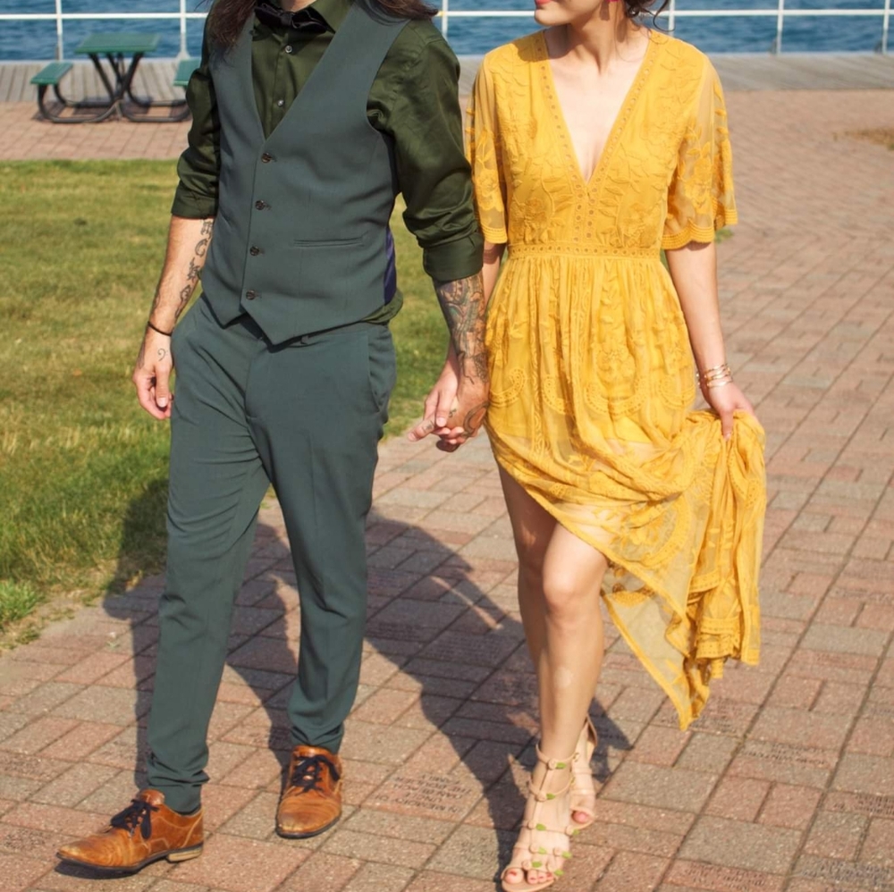 Socialite Yellow Lace Maxi Dress/Romper